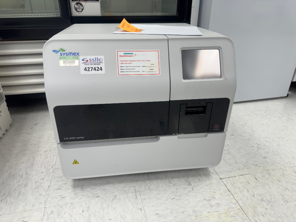 Image of Sysmex CA-600 series Automated Blood Coagulation Analyzer